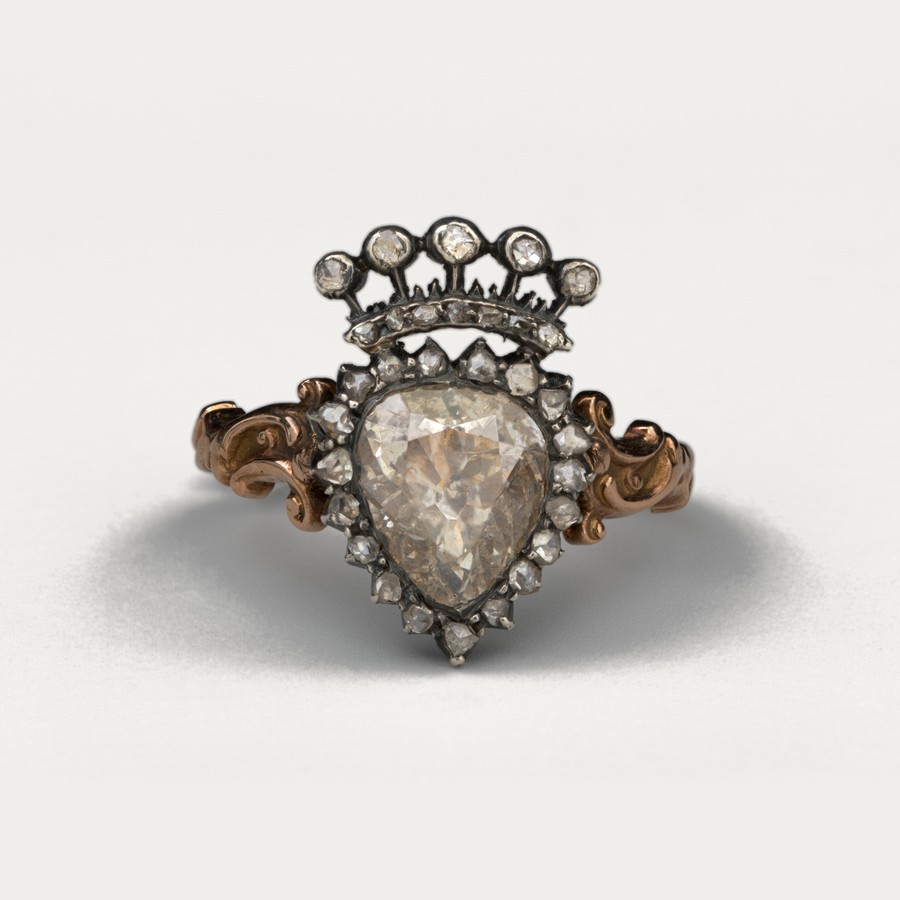 Crowned Heart Ring