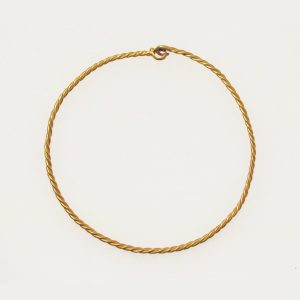 Twisted Gold Bangle